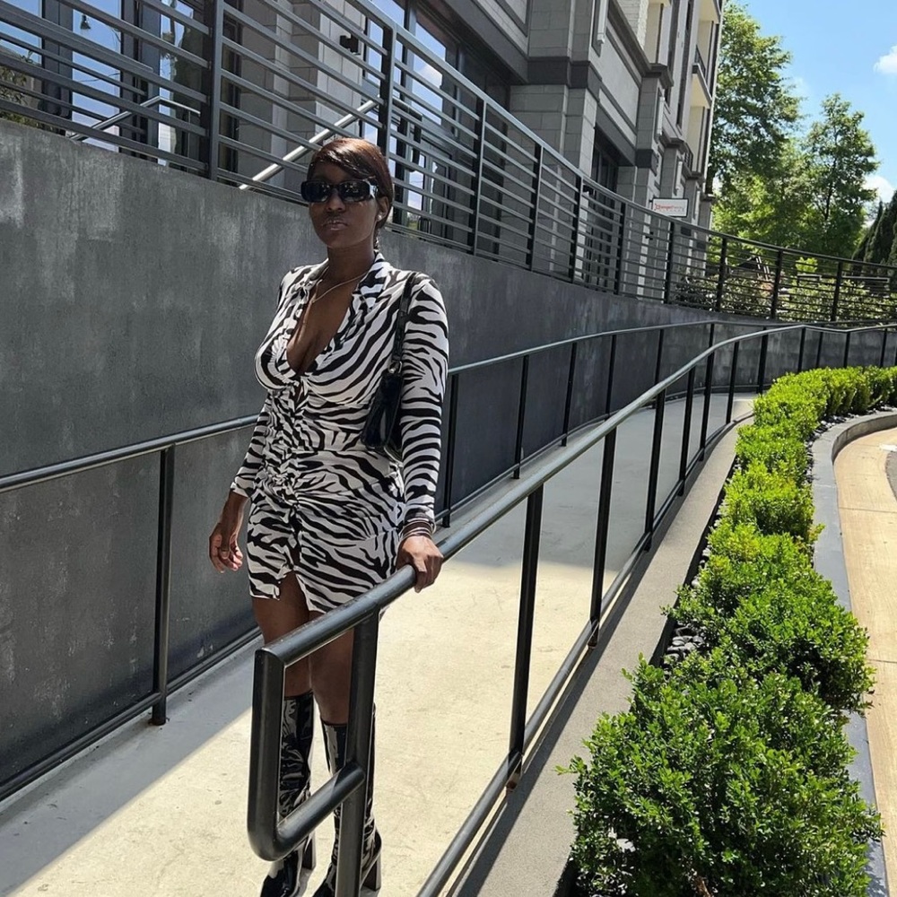 ZEBRA PRINT DRESS